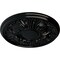 Ekena Millwork Wakefield Ceiling Medallion (Fits Canopies up to 3 5/8"), 11 3/4"OD x 1 1/4"P, Black Pearl CM11WABPS - alternate 3